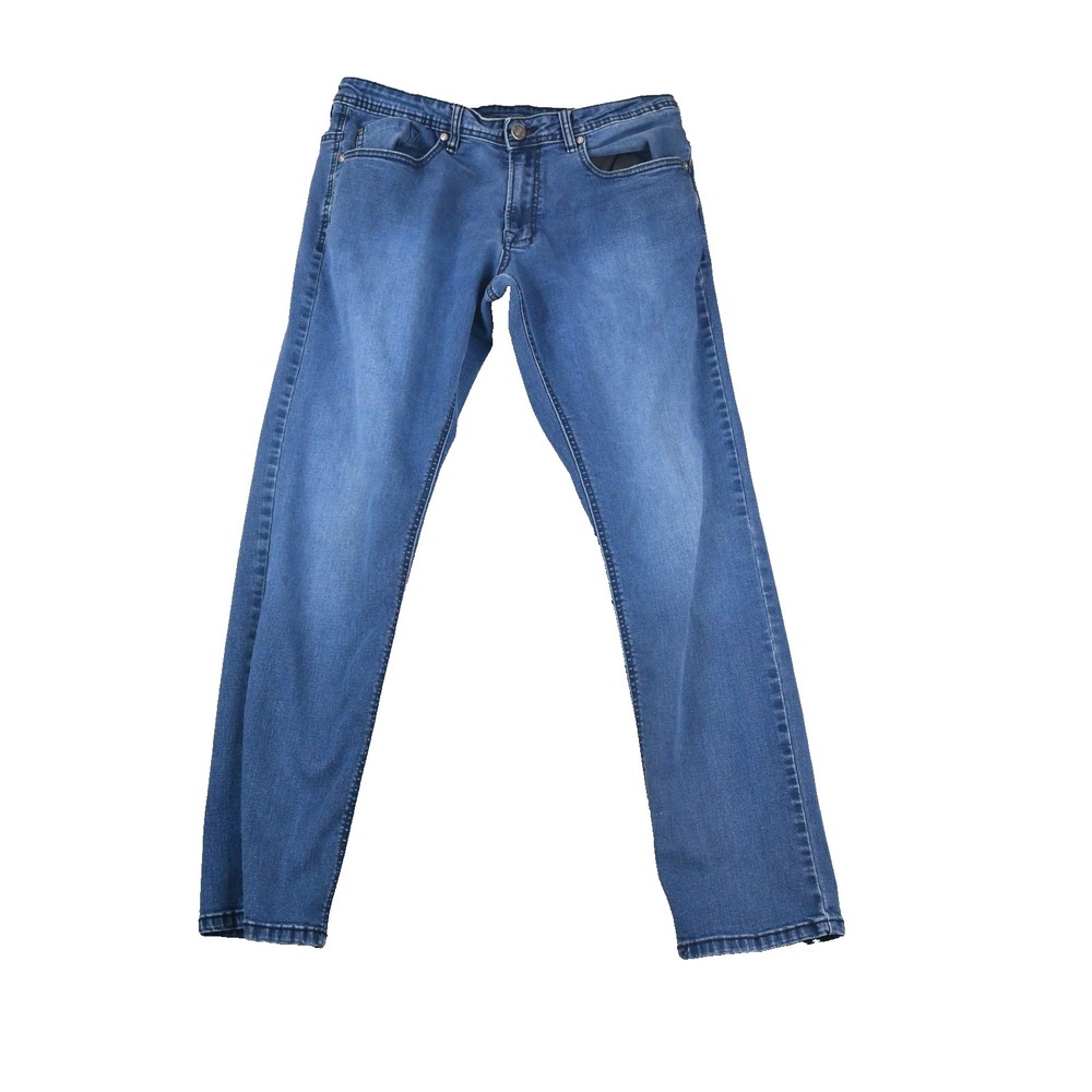 Axel Jeans Mens 36X32 (fits 32x29) Slim Stretch Blue Denim